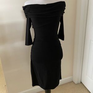Moda International Off Shoulder little black dress